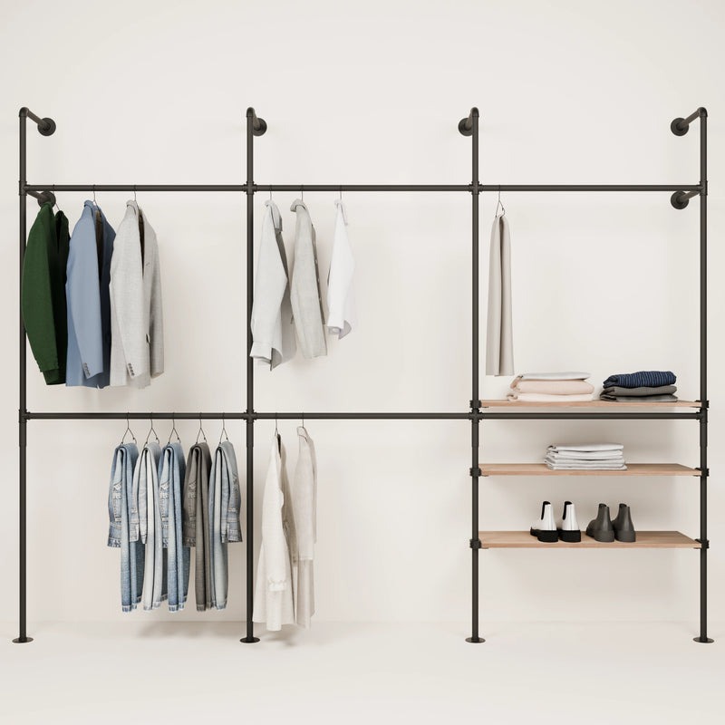 KIM DOUBLE 3 OAK – 3 shelves