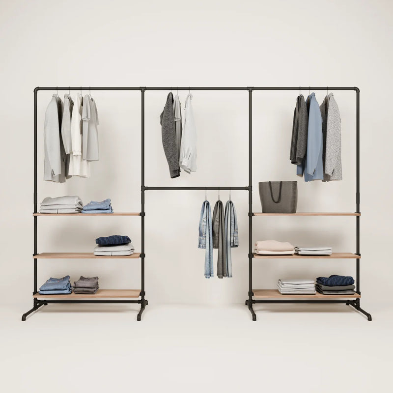 LAS 3 OAK – 6 polic | police s úložnými přihrádkami