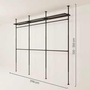 LOFT 3 METAL – 3 hyllor högst upp