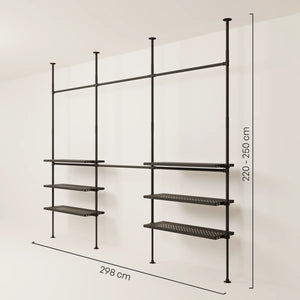 LOFT 3 METAL – 6 hyllor längst ner