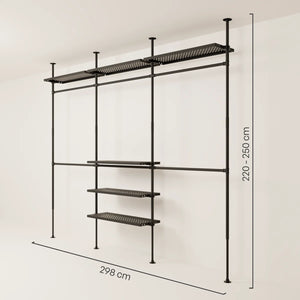 LOFT 3 METAL – 6 hyllplan högst upp