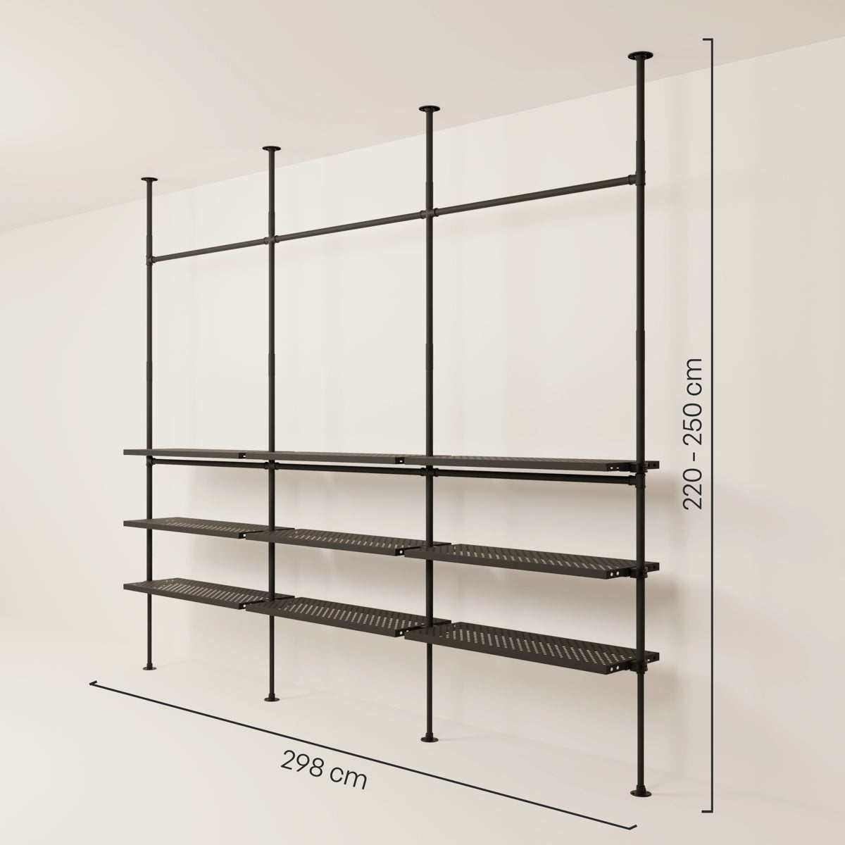 LOFT 3 METAL – 9 hyller