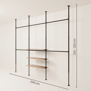 LOFT 3 OAK – 3 hyllor längst ner
