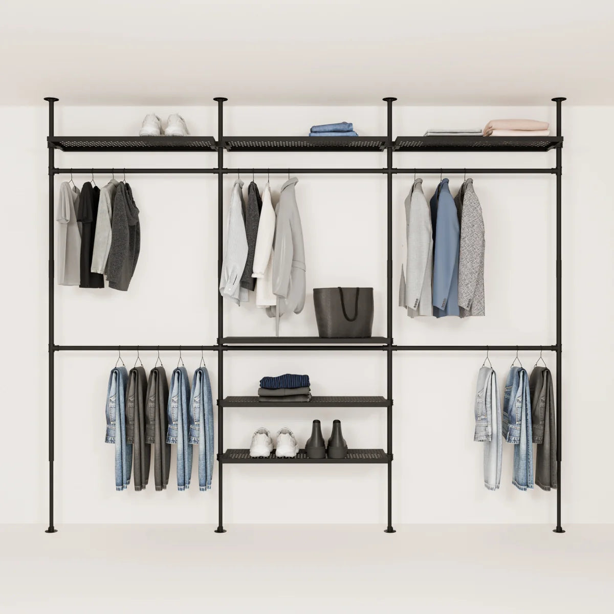 LOFT 3 METAL – 6 hyllplan högst upp