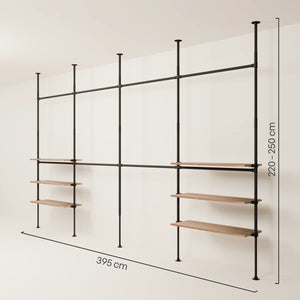 LOFT 4 OAK – 6 externa hyllor