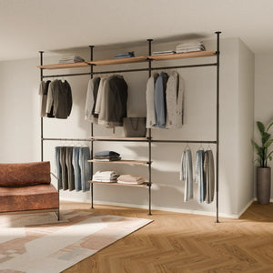 LOFT 3 OAK – 6 hyllplan högst upp