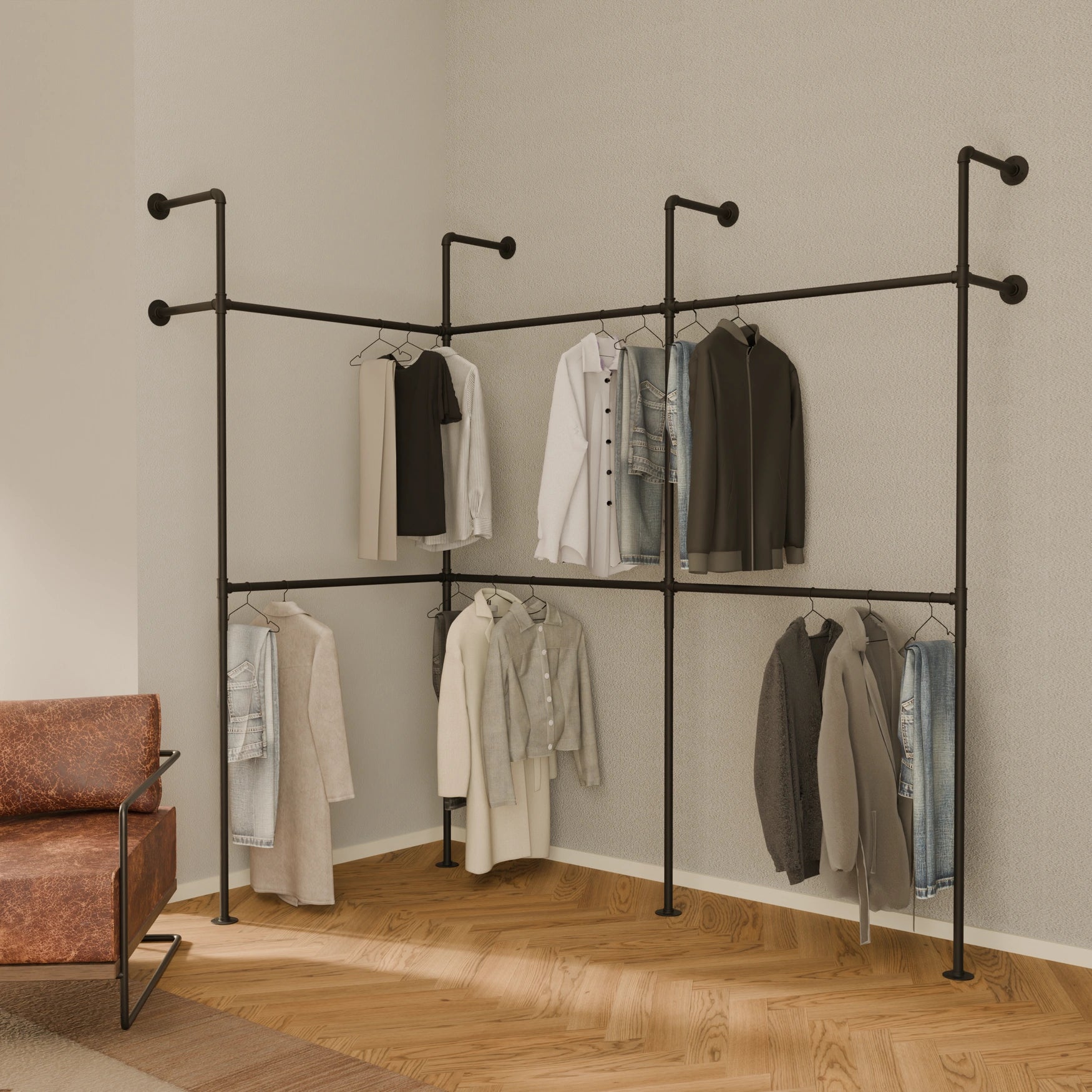 Eck-Kleiderstange online kaufen » Stil & Funktionalität – pamo. design