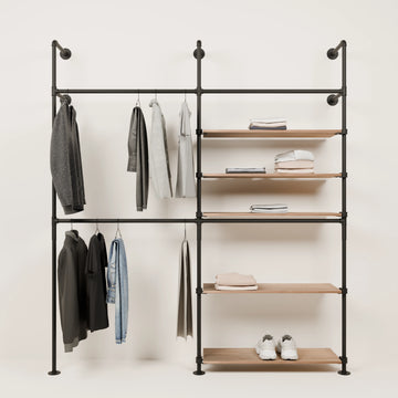 KIM DOUBLE 2 OAK – 5 ripiani a destra