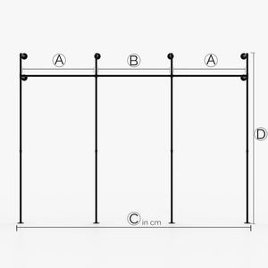 Fabrication sur mesure – KIM III – Armoire Industrial | Design industriel | tubes noirs