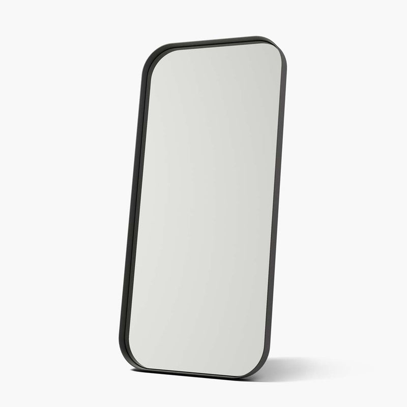 Espejo – incl. material de montaje para barra de colgar y perchero