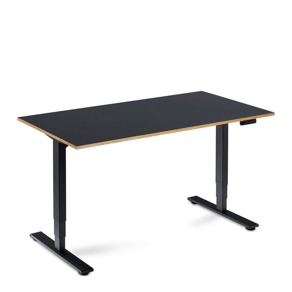 Black - desk height adjustable electric